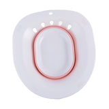 Maxbell Sitz Bath Multipurpose High Temperature Resistance Sitz Bath for Toilet Seat Pink