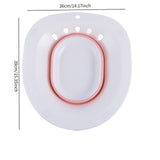 Maxbell Sitz Bath Multipurpose High Temperature Resistance Sitz Bath for Toilet Seat Pink