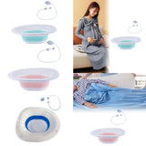 Maxbell Sitz Bath Sturdy for Women Anti Overflow Deeper Bowl Sits Bath Kit for Women Green