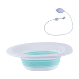 Maxbell Sitz Bath Sturdy for Women Anti Overflow Deeper Bowl Sits Bath Kit for Women Green