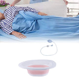 Maxbell Sitz Bath Sturdy for Women Anti Overflow Deeper Bowl Sits Bath Kit for Women PInk