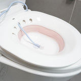 Maxbell Sitz Bath Sturdy for Women Anti Overflow Deeper Bowl Sits Bath Kit for Women PInk