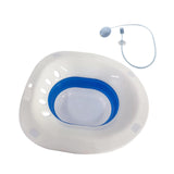 Maxbell Sitz Bath Sturdy for Women Anti Overflow Deeper Bowl Sits Bath Kit for Women Blue