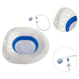 Maxbell Sitz Bath Sturdy for Women Anti Overflow Deeper Bowl Sits Bath Kit for Women Blue