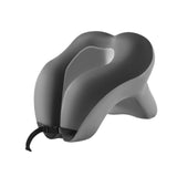 Maxbell Head Support Neck Pillow Ergonomic U Shape Pillow for Airplane Home Car gray