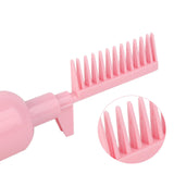 Maxbell Comb Applicator Bottle Hair Coloring Dyeing Dispensing Bottle for Salon pink