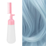 Maxbell Comb Applicator Bottle Hair Coloring Dyeing Dispensing Bottle for Salon pink