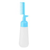 Maxbell Comb Applicator Bottle Hair Coloring Dyeing Dispensing Bottle for Salon blue