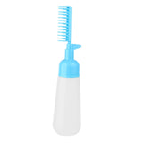 Maxbell Comb Applicator Bottle Hair Coloring Dyeing Dispensing Bottle for Salon blue