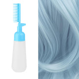 Maxbell Comb Applicator Bottle Hair Coloring Dyeing Dispensing Bottle for Salon blue