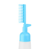 Maxbell Comb Applicator Bottle Hair Coloring Dyeing Dispensing Bottle for Salon blue