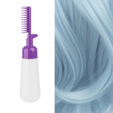 Maxbell Comb Applicator Bottle Hair Coloring Dyeing Dispensing Bottle for Salon violet