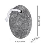 Maxbell Volcanic Feet Pumice Stone Professional Foot File for Feet Heel Elbows Hands black