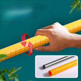 Maxbell Grab Rails Stable Wall Mounted L Shaped Shower Grab Bar for Men Women Toilet Yellow