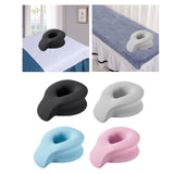 Maxbell Face Down Prone Pillow Ergonomic Face Massage Pillow Beauty at Home Airplane Black