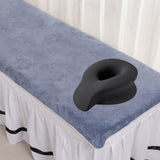 Maxbell Face Down Prone Pillow Ergonomic Face Massage Pillow Beauty at Home Airplane Black