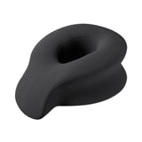 Maxbell Face Down Prone Pillow Ergonomic Face Massage Pillow Beauty at Home Airplane Black