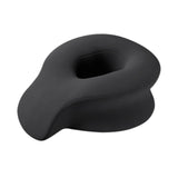 Maxbell Face Down Prone Pillow Ergonomic Face Massage Pillow Beauty at Home Airplane Black