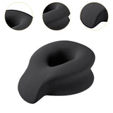 Maxbell Face Down Prone Pillow Ergonomic Face Massage Pillow Beauty at Home Airplane Black