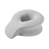 Maxbell Face Down Prone Pillow Ergonomic Face Massage Pillow Beauty at Home Airplane Grey