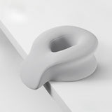 Maxbell Face Down Prone Pillow Ergonomic Face Massage Pillow Beauty at Home Airplane Grey