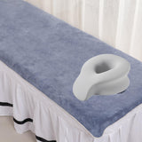 Maxbell Face Down Prone Pillow Ergonomic Face Massage Pillow Beauty at Home Airplane Grey