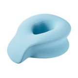 Maxbell Face Down Prone Pillow Ergonomic Face Massage Pillow Beauty at Home Airplane Blue