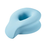 Maxbell Face Down Prone Pillow Ergonomic Face Massage Pillow Beauty at Home Airplane Blue