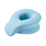 Maxbell Face Down Prone Pillow Ergonomic Face Massage Pillow Beauty at Home Airplane Blue