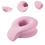 Maxbell Face Down Prone Pillow Ergonomic Face Massage Pillow Beauty at Home Airplane Pink