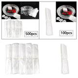 Maxbell SPA Liners Disposable Wash Basin Liners for Hotel Home Foot Massage Pedicure 500Pcs Plain Bags