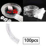Maxbell SPA Liners Disposable Wash Basin Liners for Hotel Home Foot Massage Pedicure 100Pcs Elastic Bags