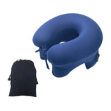 Maxbell Automatic Inflatable Pillow Office Napping Pillow for Airplane Office Hiking dark blue