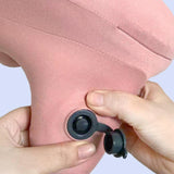 Maxbell Automatic Inflatable Pillow Office Napping Pillow for Airplane Office Hiking gray