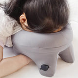 Maxbell Automatic Inflatable Pillow Office Napping Pillow for Airplane Office Hiking gray