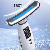 Maxbell Face and Neck Massager Portable Skin Lifting Massager for Beauty Travel Home White