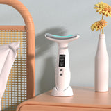 Maxbell Face and Neck Massager Portable Skin Lifting Massager for Beauty Travel Home White