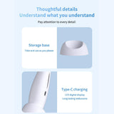 Maxbell Face and Neck Massager Portable Skin Lifting Massager for Beauty Travel Home White