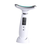 Maxbell Face and Neck Massager Portable Skin Lifting Massager for Beauty Travel Home White