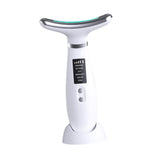 Maxbell Face and Neck Massager Portable Skin Lifting Massager for Beauty Travel Home White