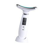 Maxbell Face and Neck Massager Portable Skin Lifting Massager for Beauty Travel Home White