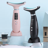 Maxbell Face and Neck Massager Portable Skin Lifting Massager for Beauty Travel Home White