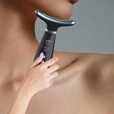 Maxbell Face and Neck Massager Portable Skin Lifting Massager for Beauty Travel Home Black