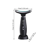 Maxbell Face and Neck Massager Portable Skin Lifting Massager for Beauty Travel Home Black