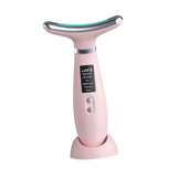 Maxbell Face and Neck Massager Portable Skin Lifting Massager for Beauty Travel Home Pink