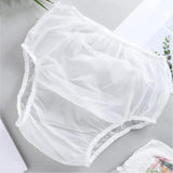Maxbell Incontinence Adult Cloth Diaper Undewears for Woman and Man Elderly Disabled S
