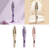 Maxbell 28mm Automatic Hair Curler Self Rotating Curling Iron for Ladies Girls Women light yellow