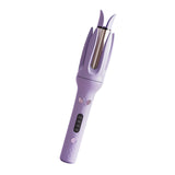 Maxbell 28mm Automatic Hair Curler Self Rotating Curling Iron for Ladies Girls Women violet