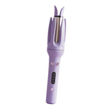 Maxbell 28mm Automatic Hair Curler Self Rotating Curling Iron for Ladies Girls Women violet