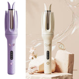Maxbell 28mm Automatic Hair Curler Self Rotating Curling Iron for Ladies Girls Women violet
